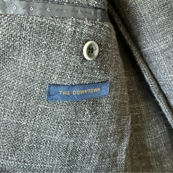 Good Man Brand Men's 2XL Gray Plaid Wool Blend Sport Coat Business Casual - Picture 12 of 13